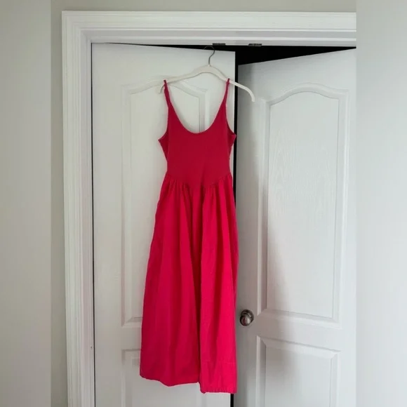 Free People Dylan dress in hot pink - Picture 6 of 7